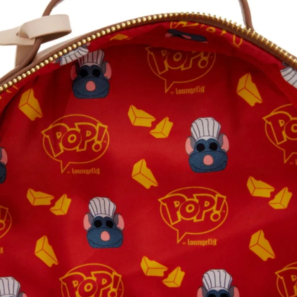 Ratatouille Remy Funko Pop! and Gusteau's Loungefly Mini Backpack Bundle